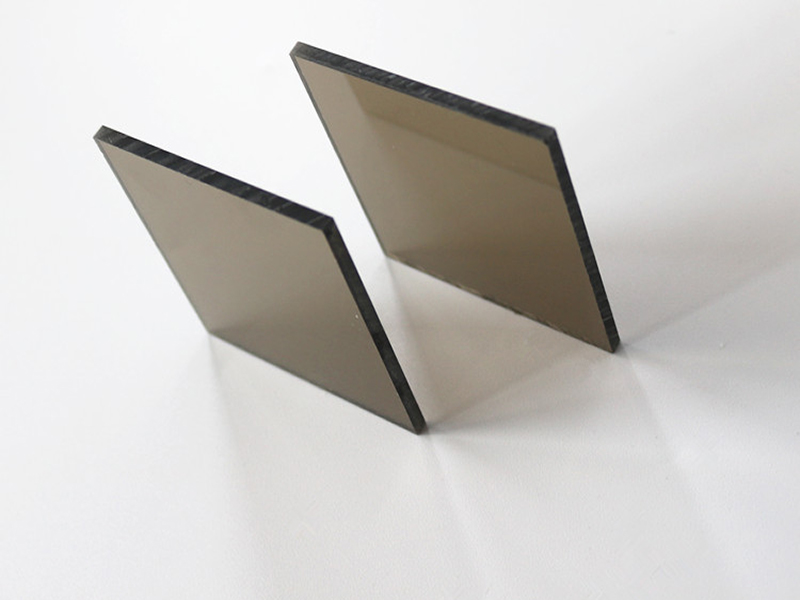 茶色pc耐力板雕刻打孔加工定制